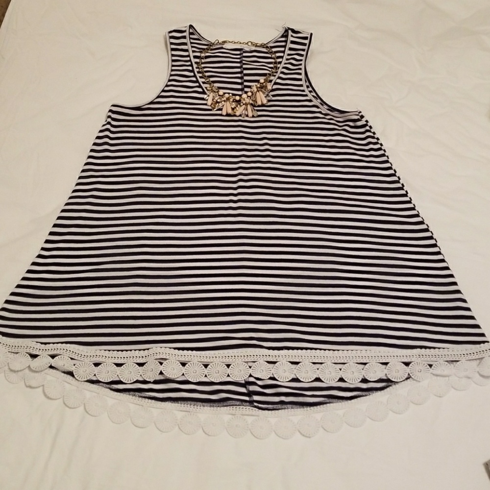 Navy Striped My Story Tank Top from Nordstrom